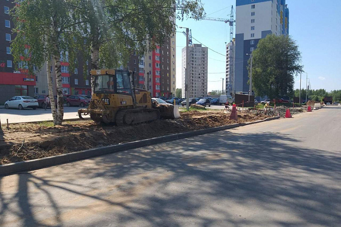 Строительство улицы Торфяной в Кирове ведется с опережением графика